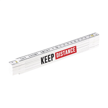 Logo trade promotional gifts image of: Metric folding ruler