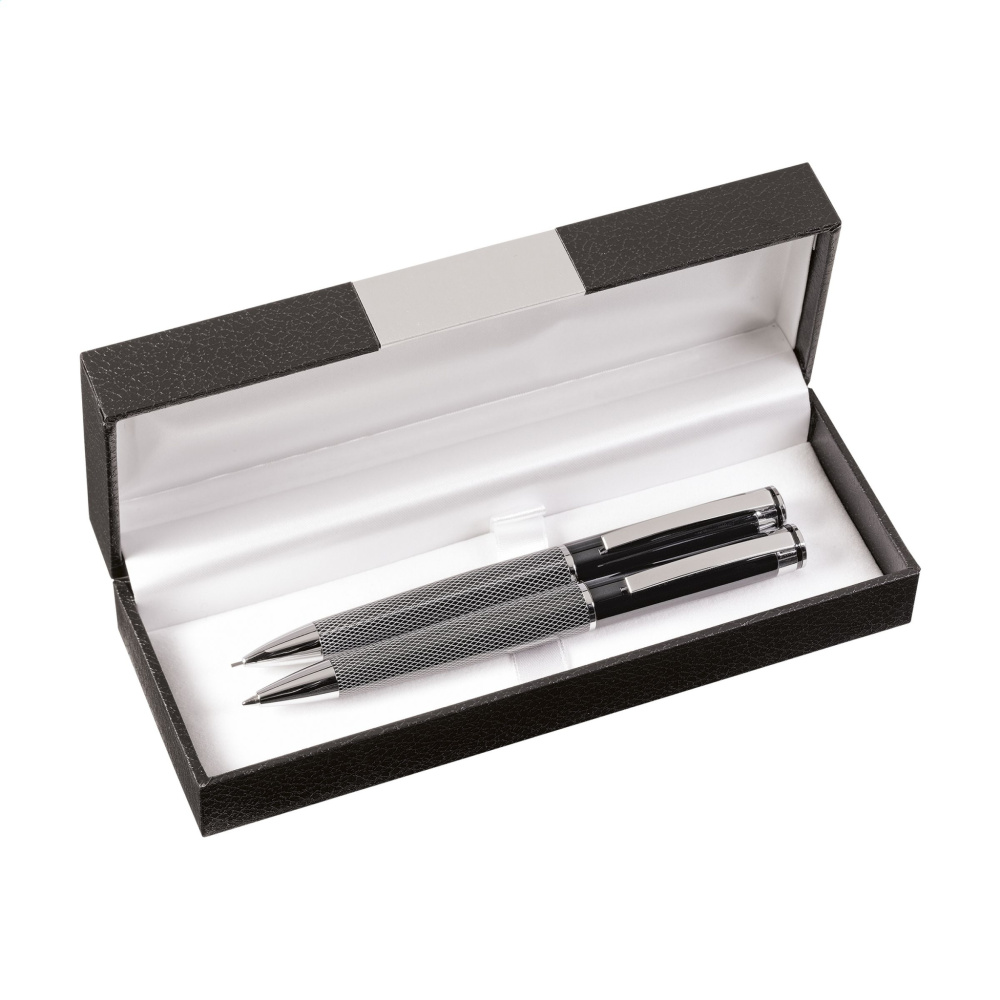 Logo trade promotional merchandise photo of: Princeton Double writing set