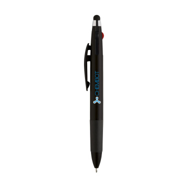 Logo trade promotional products image of: Triple Touch stylus pen