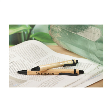 Logo trade promotional giveaways picture of: Boston Bamboo pen