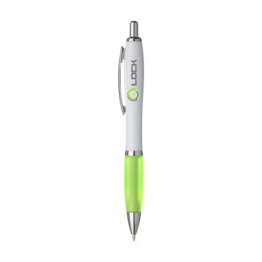 Logo trade business gifts image of: Athos White pen