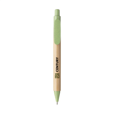 Logo trade business gift photo of: Bamboo Wheat Pen wheat straw ballpoint pen