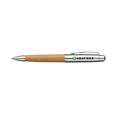 Logo trade promotional merchandise photo of: Bamboo Pen Set pens