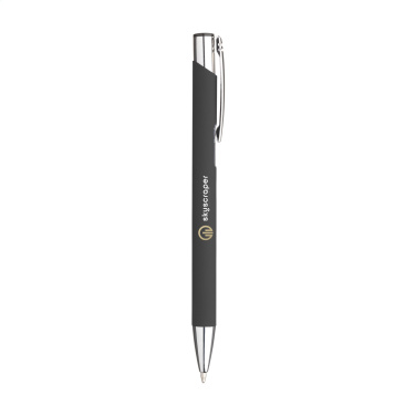 Logotrade promotional product image of: Ebony Soft Touch pen