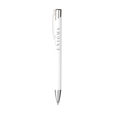 Logo trade promotional giveaways image of: Ebony Soft Touch pen