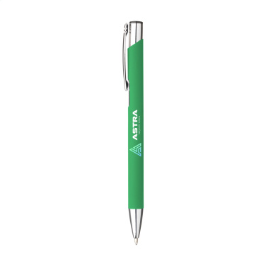 Logo trade promotional merchandise picture of: Ebony Soft Touch pen