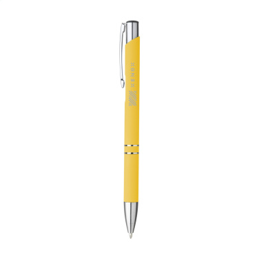 Logotrade advertising product picture of: Ebony Soft Touch Accent pen