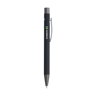 Logo trade promotional merchandise photo of: Brady Soft Touch Recycled Alu pens