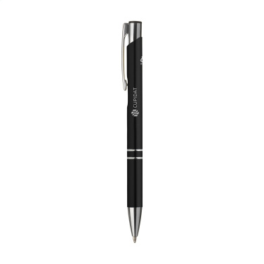 Logo trade promotional item photo of: Ebony Recycled Alu pens