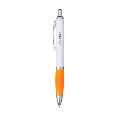 Logotrade advertising product picture of: Athos Trans GRS Recycled ABS pen