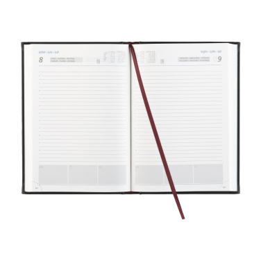 Logo trade promotional gifts image of: Eurotop Sabana diary A5 6-languages