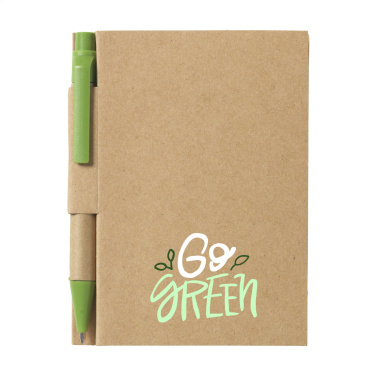 Logo trade business gift photo of: RecycleNote-S Paper notebook