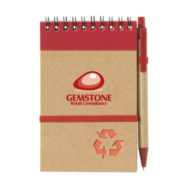 Logo trade promotional merchandise image of: RecycleNote-M Paper notebook