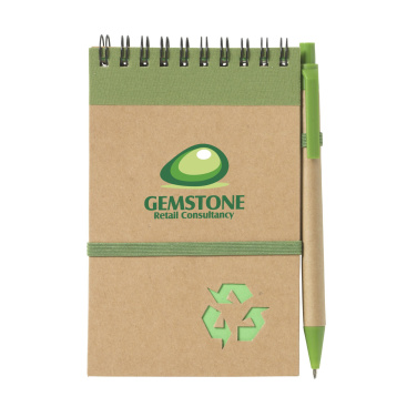 Logo trade promotional gifts image of: RecycleNote-M Paper notebook