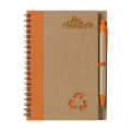 Recycle Note-L Paper notebook, orange