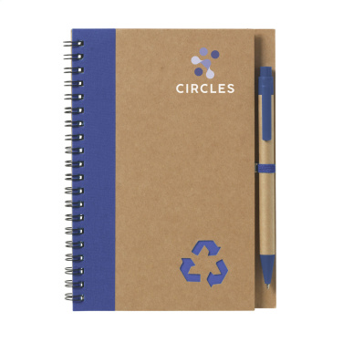 Logotrade promotional item image of: Recycle Note-L Paper notebook