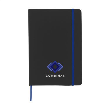 Logo trade promotional giveaways picture of: BlackNote A5 Paper notebook