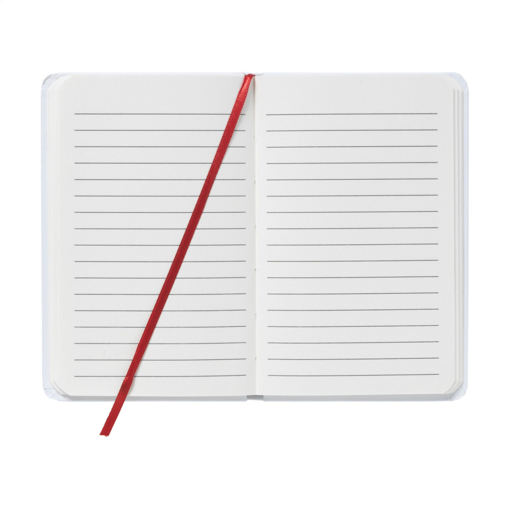 Logo trade corporate gifts image of: WhiteNote A6 Paper notebook