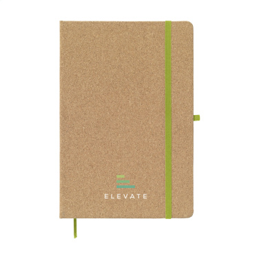 Logo trade promotional items image of: CorkNote A5 Paper notebook