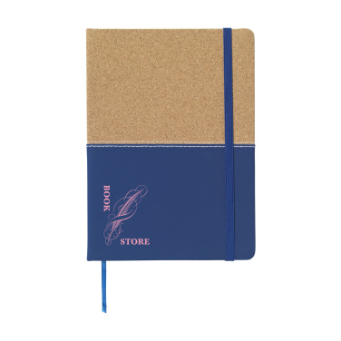 Logo trade promotional merchandise image of: Journal Cork Paper Notebook