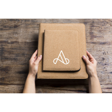 Logo trade promotional items image of: Eco Conference Cork A5 document folder