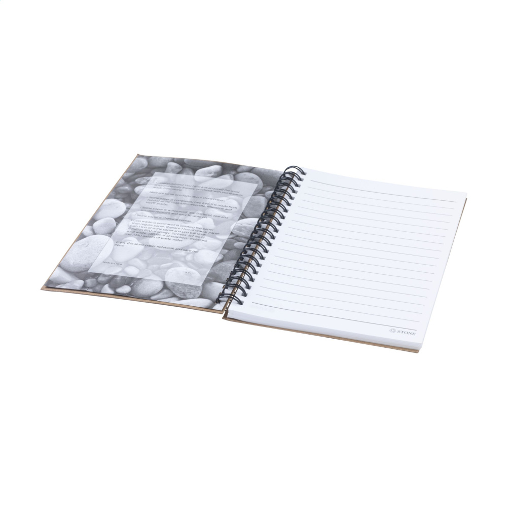 Logo trade promotional items picture of: StonePaper Notebook