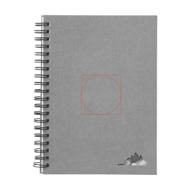 Logo trade advertising products image of: StonePaper Notebook