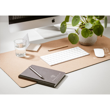 Logo trade promotional gifts picture of: Faro Cork Deskpad