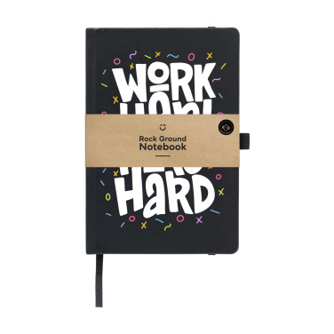 Logo trade corporate gift photo of: Rock Ground Paper Notebook A5