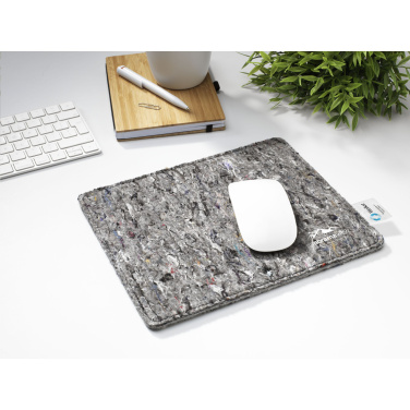 Logotrade promotional item image of: Wolkat Tangier Recycled Textile Mousepad