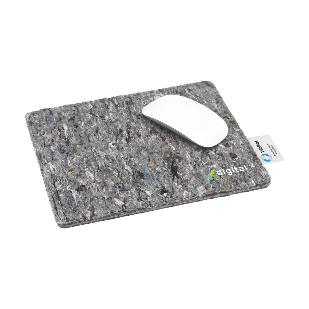 Logo trade advertising products picture of: Wolkat Tangier Recycled Textile Mousepad