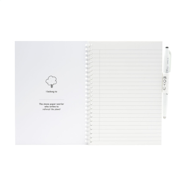 Logo trade advertising product photo of: MOYU Erasable Stone Paper Notebook SoftCover 18 pages