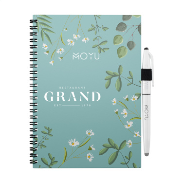 Logo trade promotional gifts image of: MOYU Erasable Stone Paper Notebook Custom SoftCover