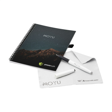 Logo trade promotional merchandise image of: MOYU Erasable Stone Paper Notebook Custom SoftCover