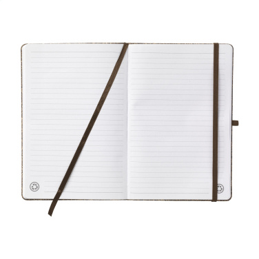 Logo trade promotional merchandise picture of: CoffeeGround Cork Paper Notebook A5