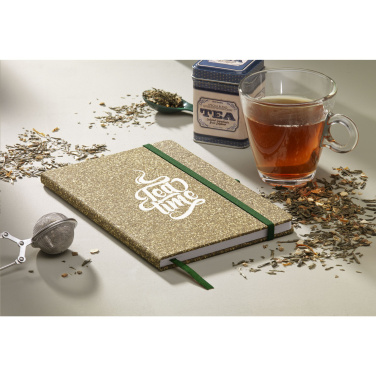 Logo trade advertising product photo of: TeaGround Cork Paper Notebook A5