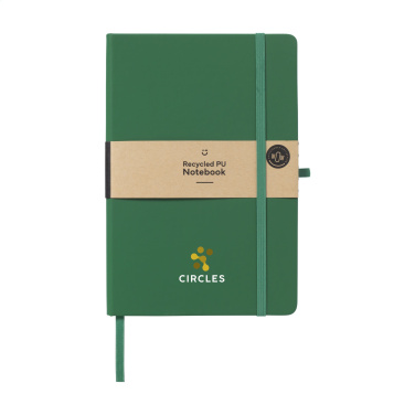 Logotrade corporate gift picture of: Recycled GRS PU Paper Notebook A5