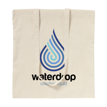 Logo trade promotional items image of: ShoppyBag (135g/m²) long handles cotton bag