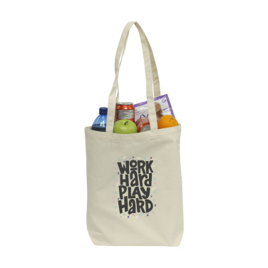 Logo trade promotional giveaway photo of: Canvas ShoppyBag long handles (270 g/m²)