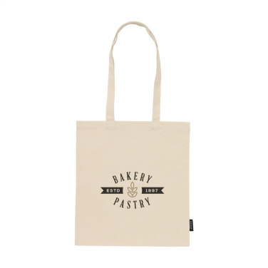 Logo trade promotional gifts image of: ShoppyBag GRS Recycled Cotton (180 g/m²)