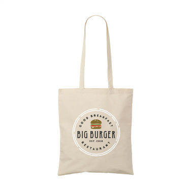 Logo trade advertising product photo of: ShoppyBag (180 g/m²) long handles cotton bag