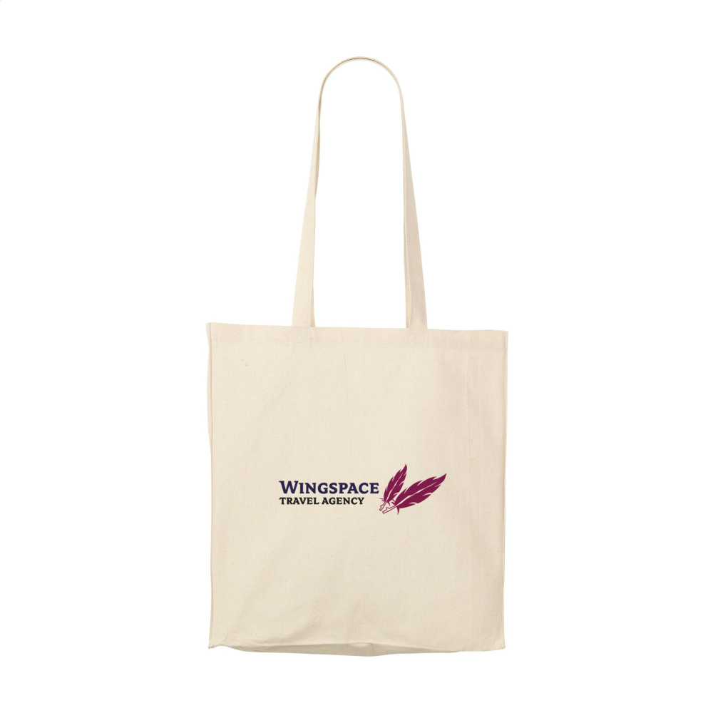 Logo trade promotional products image of: Natural Square Bag (165 g/m²) cotton bag