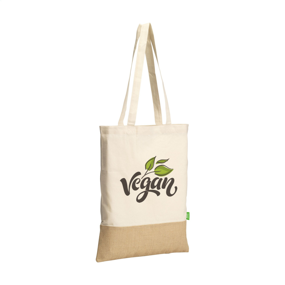 Logo trade advertising products image of: Combi Organic Shopper (160 g/m²) bag