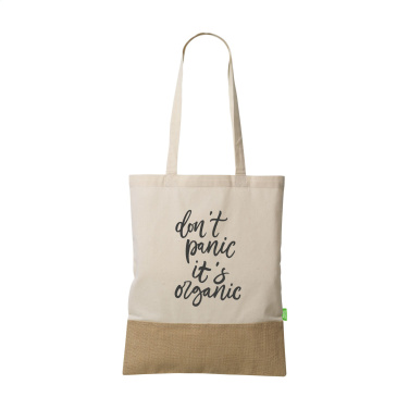 Logotrade promotional merchandise photo of: Combi Organic Shopper (160 g/m²) bag