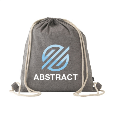 Logo trade promotional product photo of: GRS Recycled Cotton PromoBag (180 g/m²) backpack