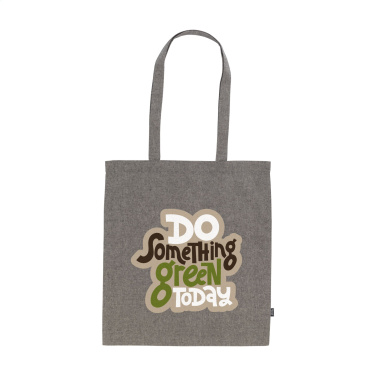 Logotrade promotional products photo of: GRS Recycled Cotton Shopper (180 g/m²) bag