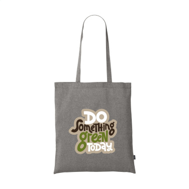 Logotrade promotional item image of: GRS Recycled Cotton Shopper (180 g/m²) bag