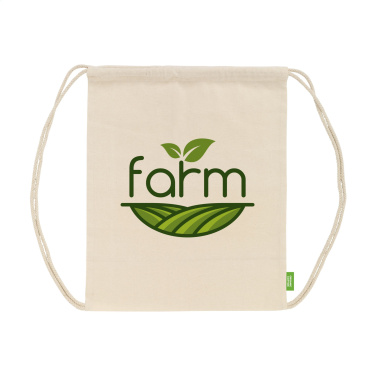 Logo trade promotional products picture of: Organic Cotton GOTS Promo (140 g/m²) backpack