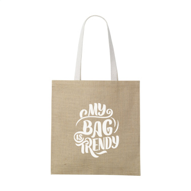 Logo trade advertising products image of: Madrid Jute Shopper bag