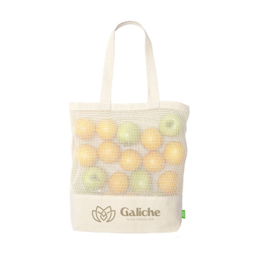 Logo trade advertising product photo of: Natura Organic Mesh Shopper (180 g/m²) shopping bag